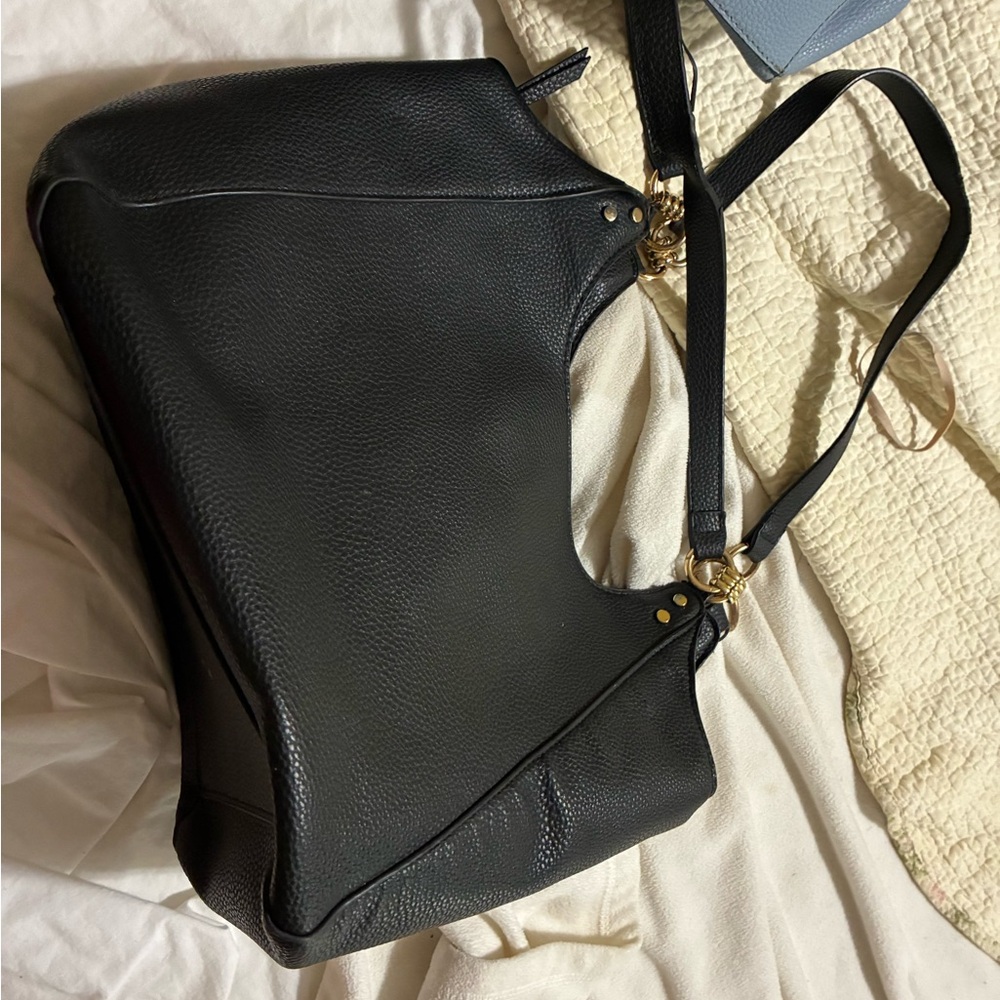Elegant Black Leather Women's Bag